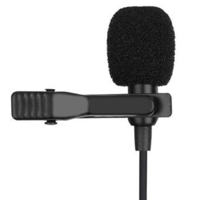 Lavalier Lapel Microphone For iPhone / iPad - Wired Microphone for Phones