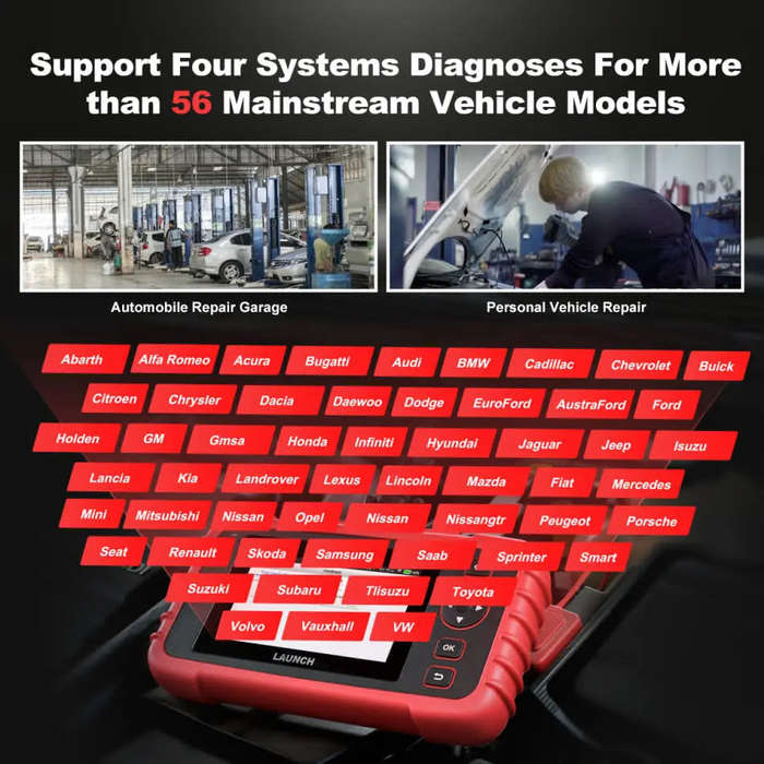 Launch Creader CRP123E OBD ECU ABS SRS Diagnostic Scanner (Parallel Import)