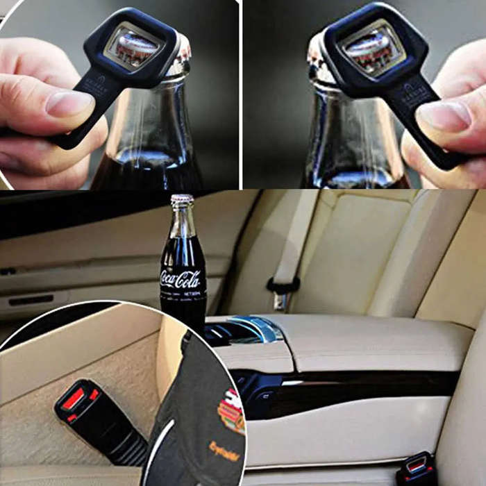 Seat Belt Alarm Cancel Tool & Bottle Opener (Pack of 2)