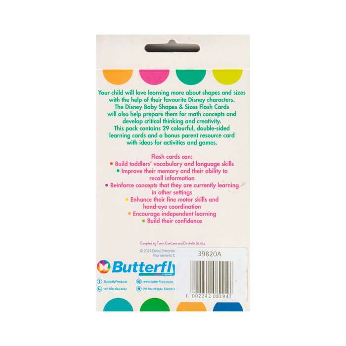 Disney Baby Flash Cards - Shapes and Sizes