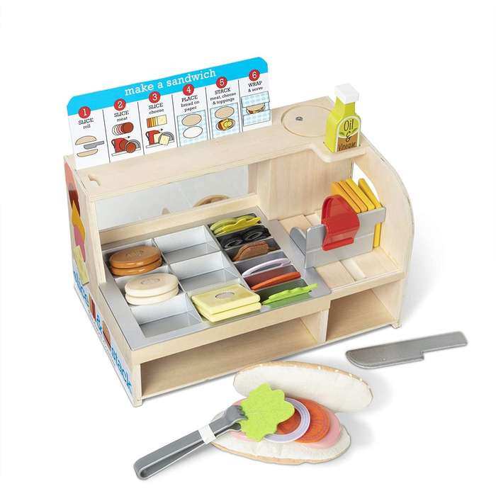 Melissa & Doug Slice & Stack Sandwich Counter
