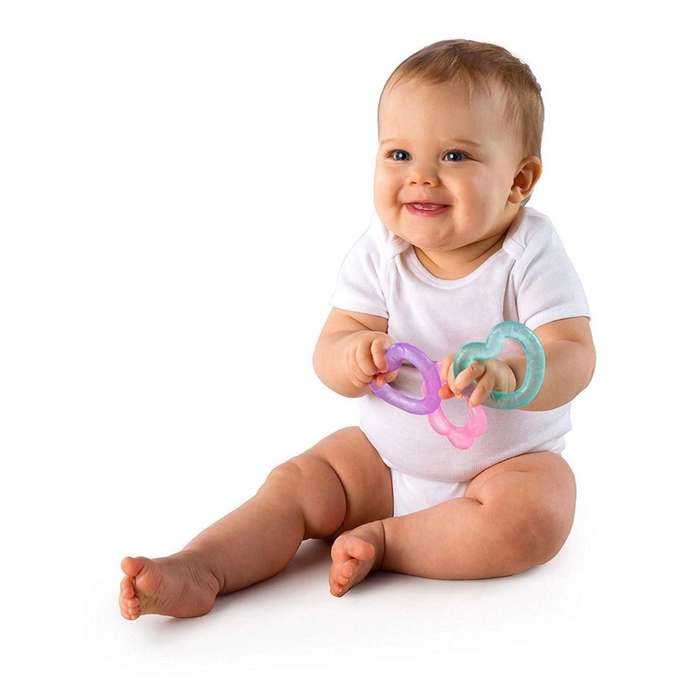 Bright Starts Chill Teether Pink