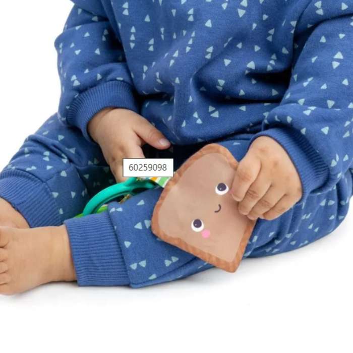 Bright Starts Avocado & Toast Perfect Pair 2-in-1 Teether Toy for age 3m+