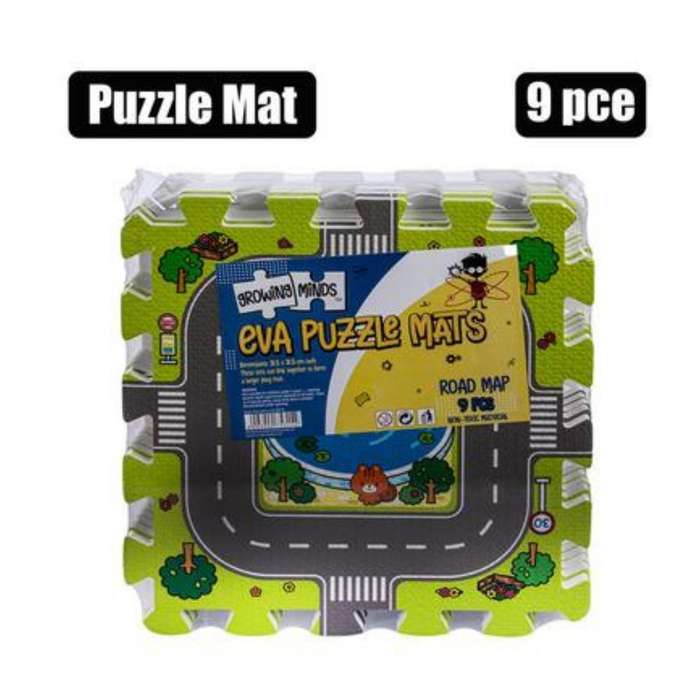 EVA Road Map Mats - 9 Blocks (31.5cm x 31.5cm)