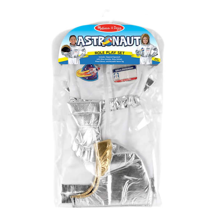 Melissa & Doug Astronaut Role Play Outfit and Rocket Tent