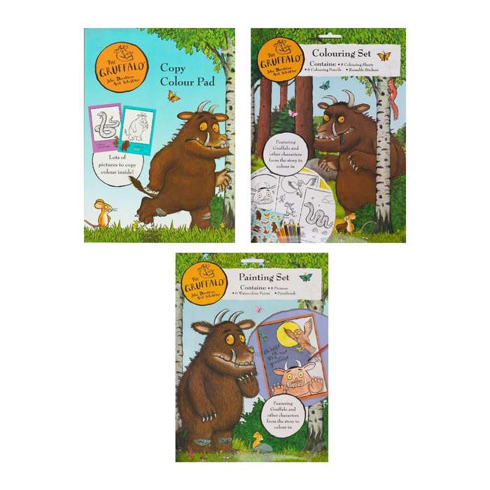 The Gruffalo Activity Set with Copy Colour, Colour and Painting Set