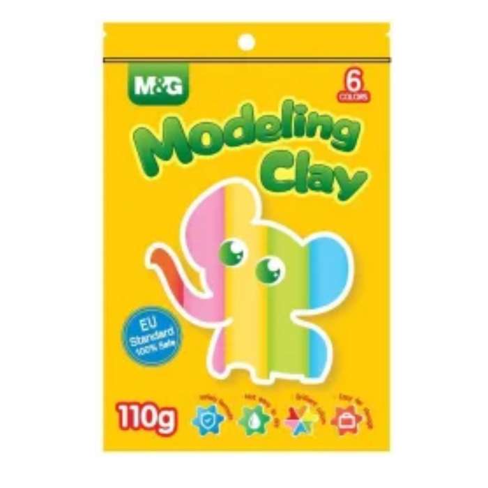 M&G Modeling Clay 6 Colours 110g