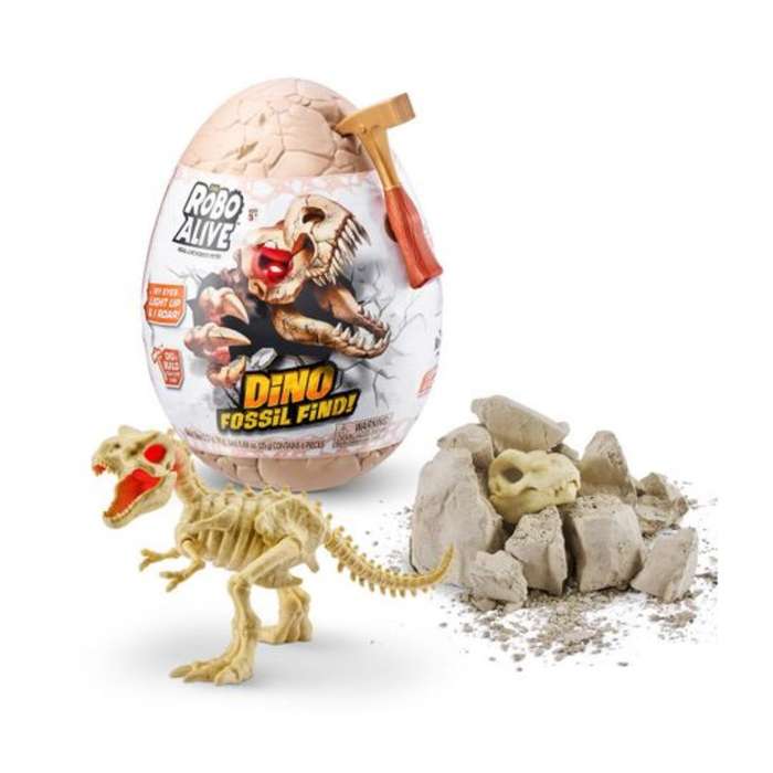 Zuru -Robo Alive Dino Fossil Find Surprise Unboxing Robotic Toy