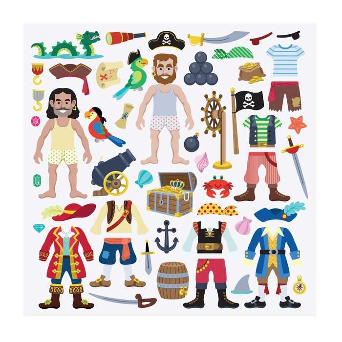 Melissa & Doug Puffy Sticker Activity Book: Pirates