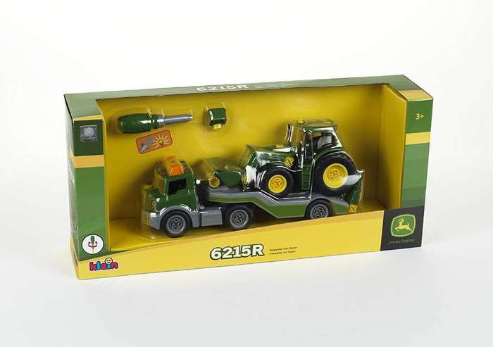 Klein 3908 John Deere Transporter With Tractor