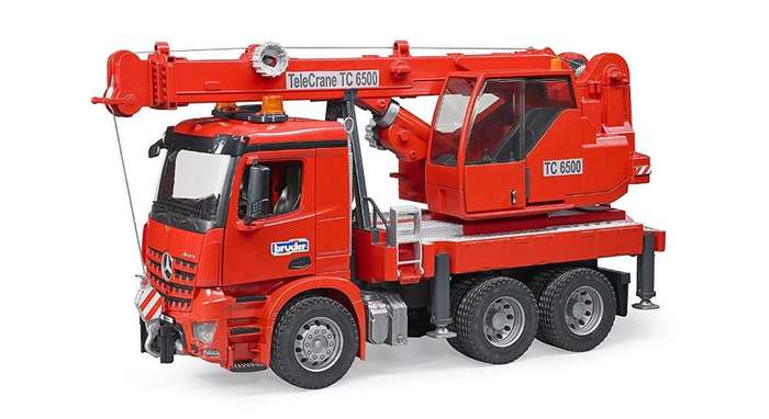Bruder Mercedes Benz Arocs Fire Engine Crane Truck