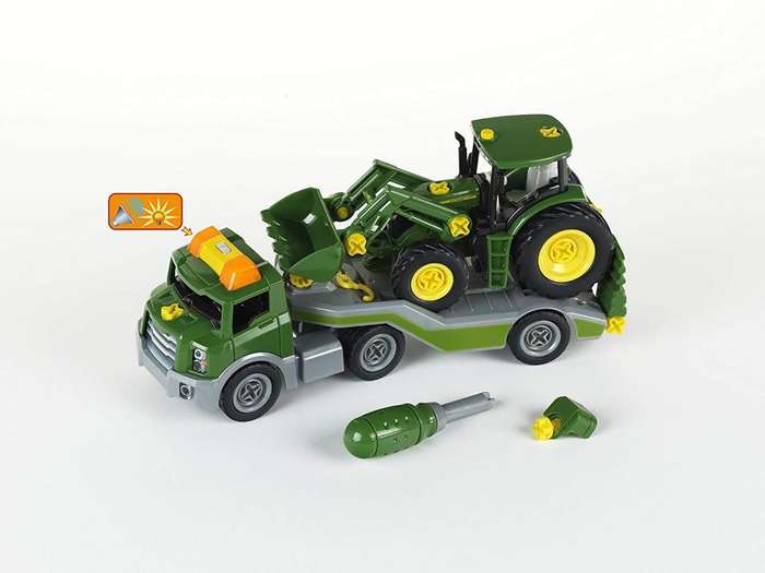 Klein 3908 John Deere Transporter With Tractor