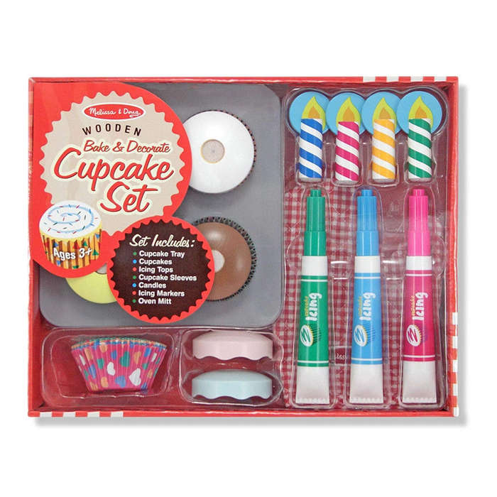 Melissa & Doug Bake and Decorate Cupcake Set