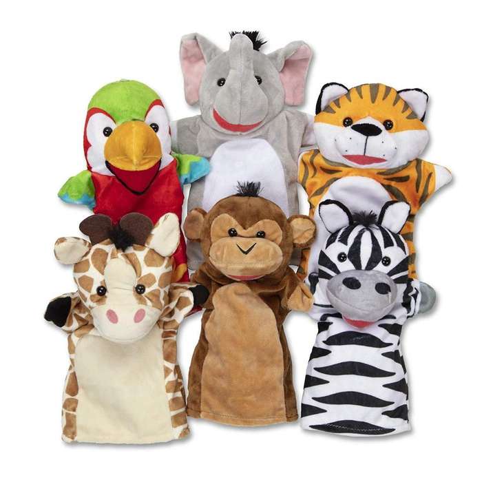 Melissa & Doug Deluxe Safari Puppet Set