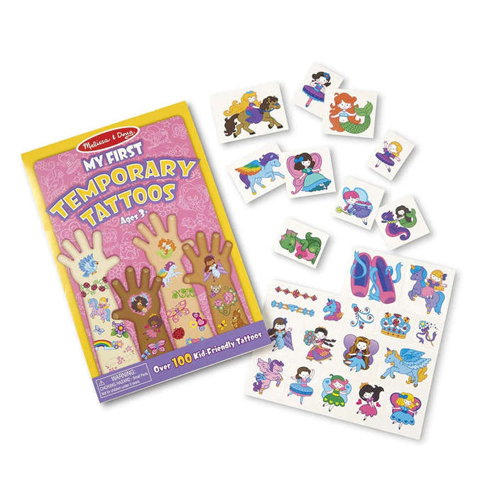 Melissa & Doug My First Temporary Tattoos Pink