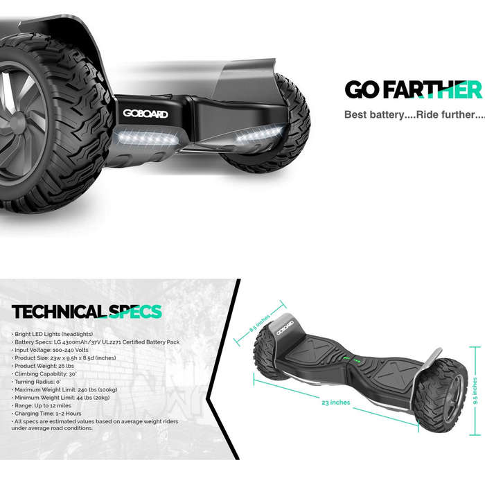 Goboard Overland Hoverboard 2.0