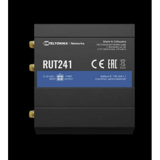 Teltonika Industrial LTE Wi-Fi IoT Router with VPN and I/O, MediaTek Chipset