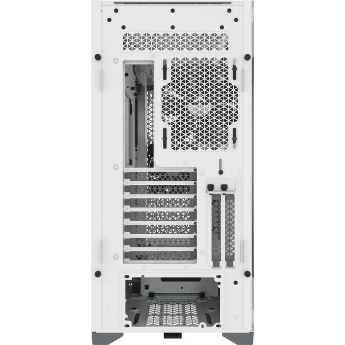 5000D RGB Airflow White Tempered Glass Mid Tower; 2x 3.5'' |  4x 2.5'' Drive Bays; Up to 360mm Ra...
