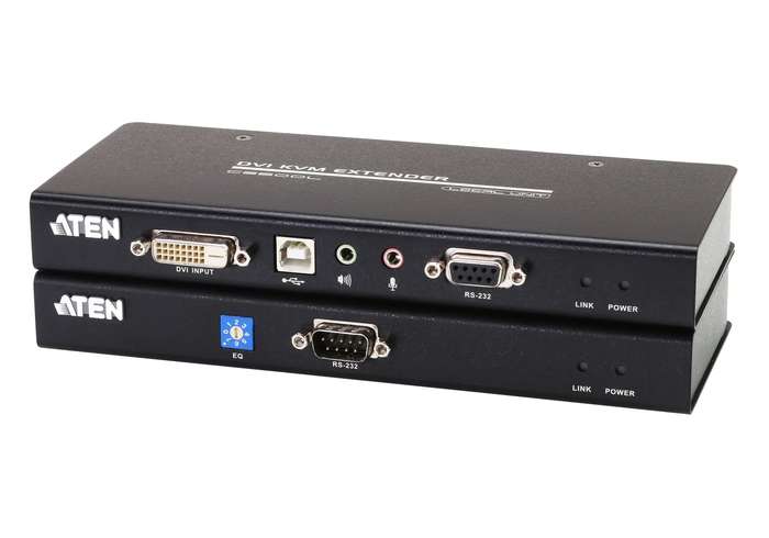 ATEN USB DVI Single Link Console Extender with Audio/Serial Support up to 60M  -  TAA Compliant /...