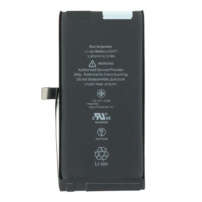 2227mAh Battery + Battery Adhesive for iPhone 12 Mini Standard Capacity Version+Diagnosable + Bat...