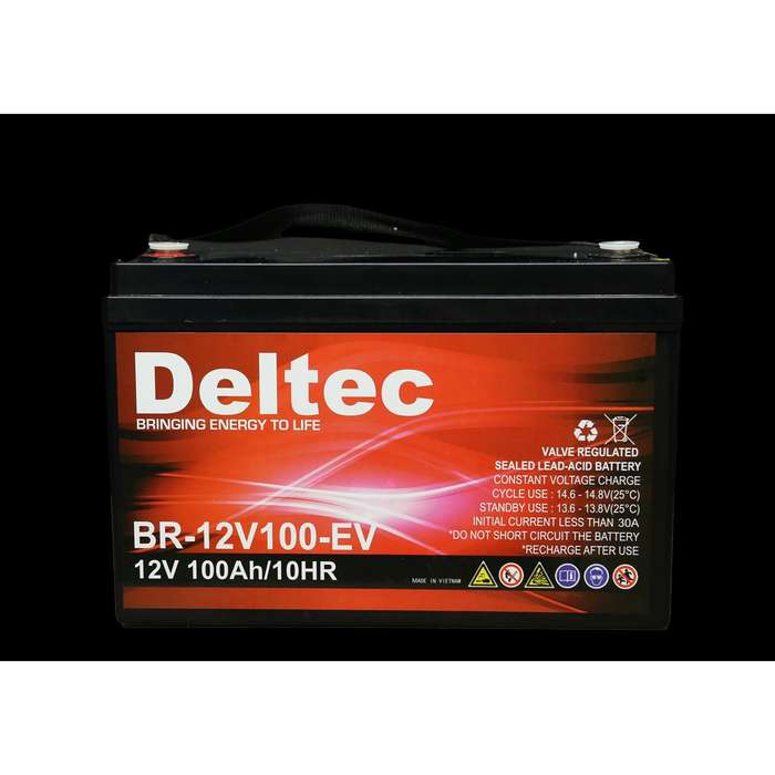 Deltec AMG 12V 100Ah Lead Acid  Battery | DT-12-100EV