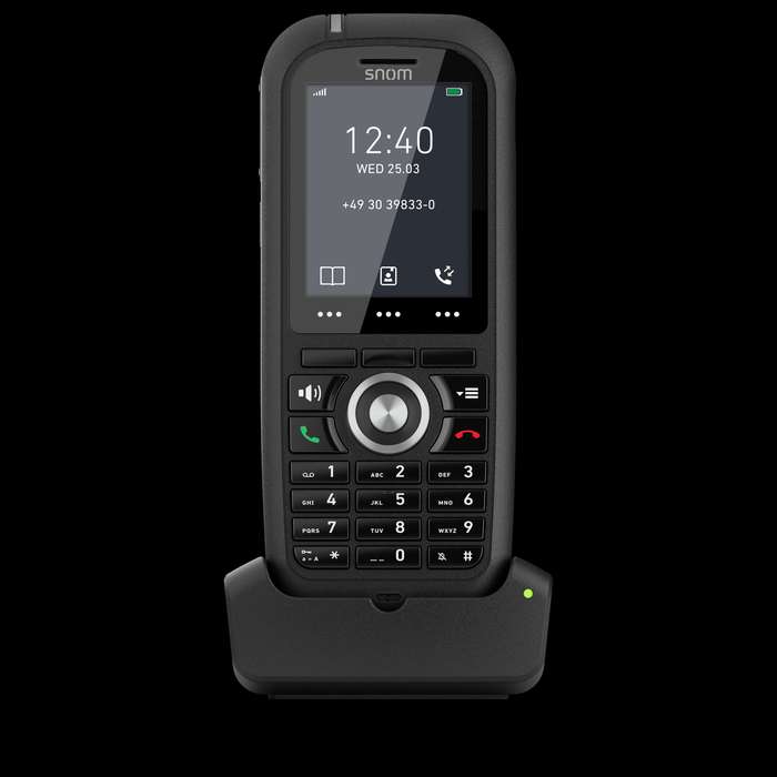 Snom M80 Ruggedized DECT SIP Phone w/ Charging Base