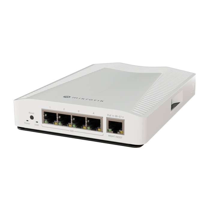 MikroTik Cloud Router Switch 4 Port 10Gbps with PoE Input | CRS304-4XG-IN