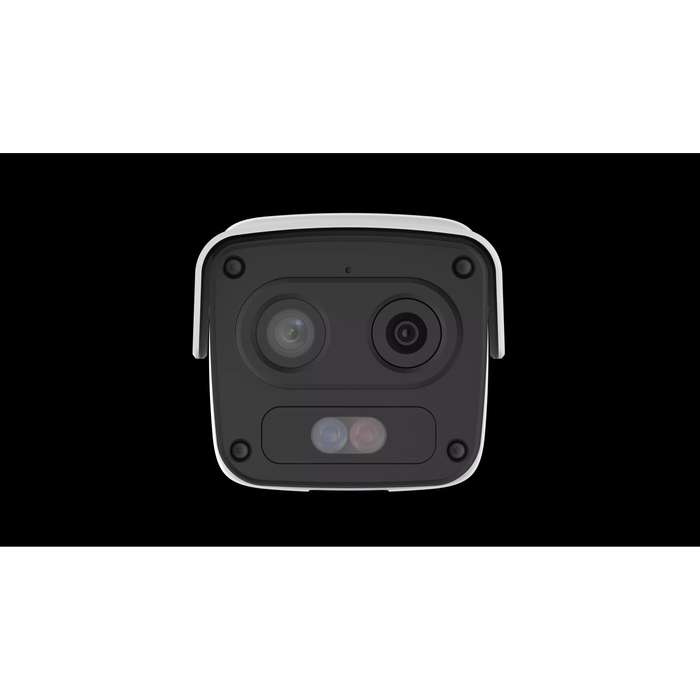 UNV - H.265 - 4MP LightHunter Dual-spectrum Thermal Network Bullet Camera -smoke, fire &amp; Temp