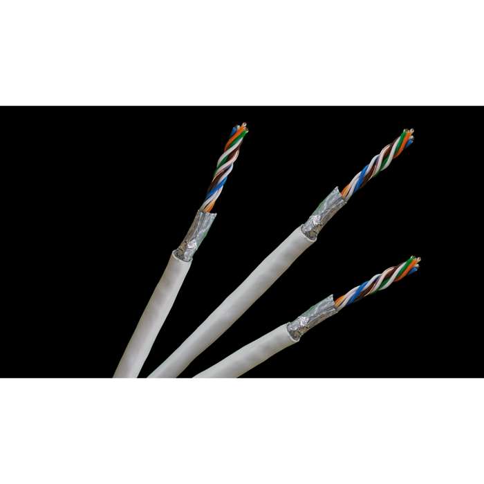 Acconet CAT6 100m Pull Box CCA Indoor SF/UTP Cable White | CAT6-100-STP
