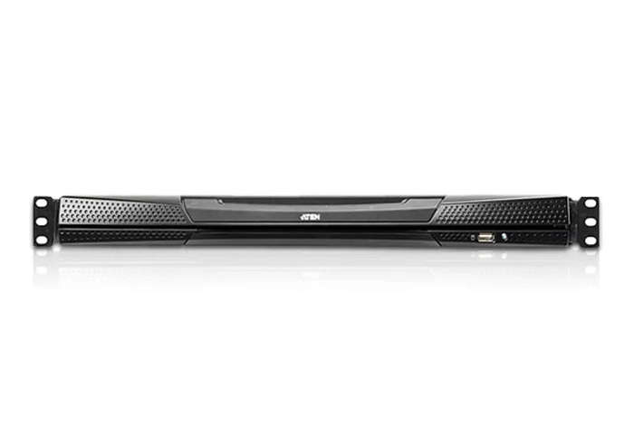 8-port 17'' Dual Rail LCD IP Cat5 KVM - D.Rail LCD KVM IP SW. W/(USKB/SPKB)/W/(US/EU) CORD