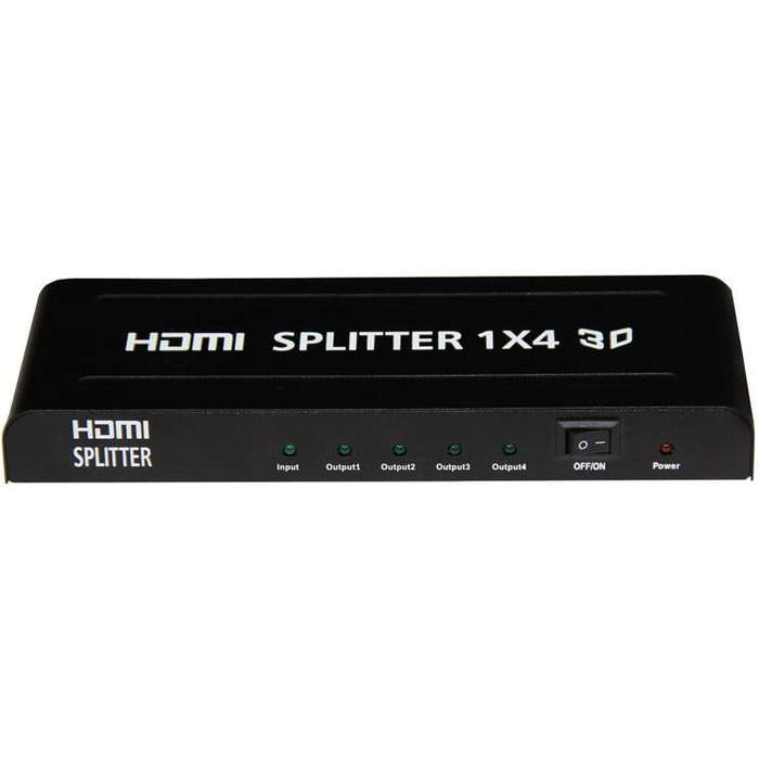 1 IN 4 OUT HDMI 4K SPLITTER BOX