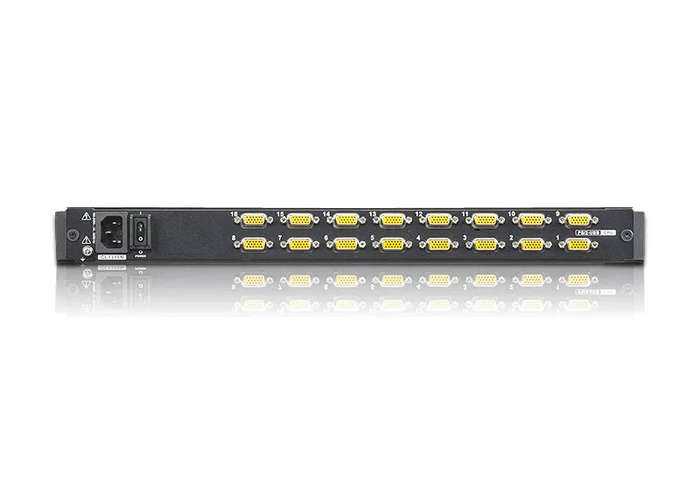 16P PS/2 USB VGA 19'' LCD KVM Switch W/(USA KB/SPKB)/W/(US/EU) CORD ATEN