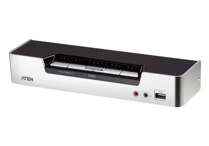 ATEN 4-port USB HDMI KVMP Switch/W/(US/EU/OUT) ADP. ATEN