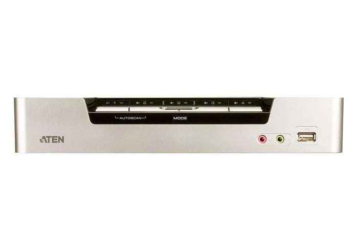 ATEN 4-port USB HDMI KVMP Switch/W/(US/EU/OUT) ADP. ATEN