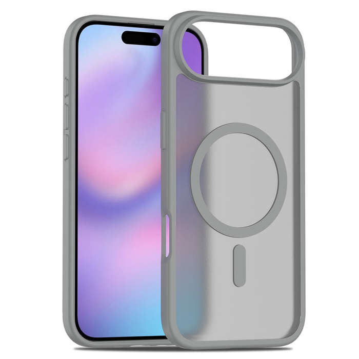 Magsafe Anti-drop Matte Translucent Case for iPhone 17 Air Gray