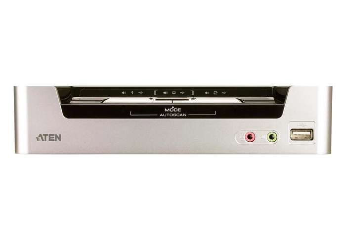 ATEN 2-port USB HDMI KVMP Switch/W/(US/EU/OUT) ADP. ATEN