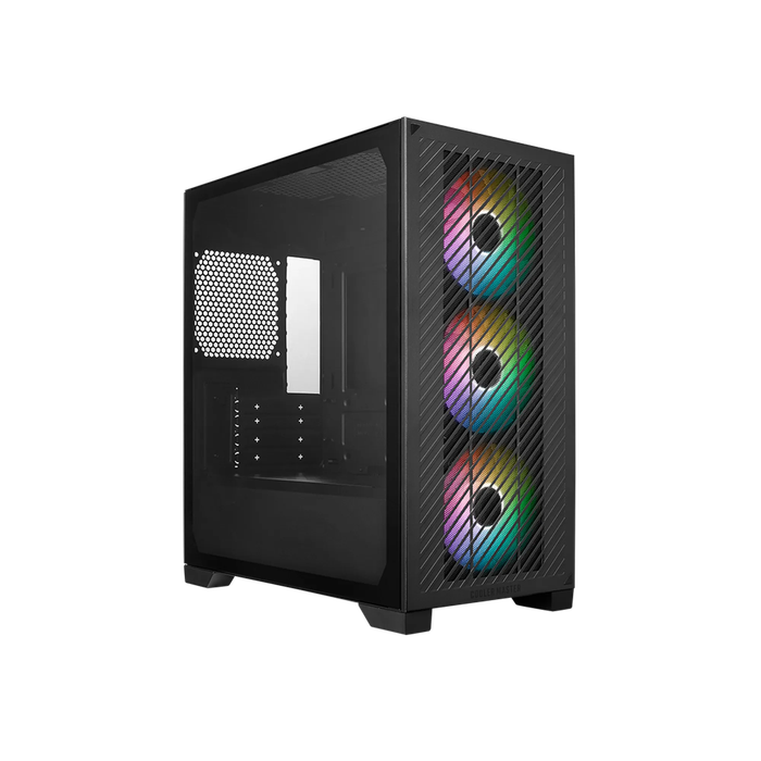 Cooler Master Masterbox Elite 301 Mirco-ATX Airflow PC case pre-installed 3x 120mm ARGB fans