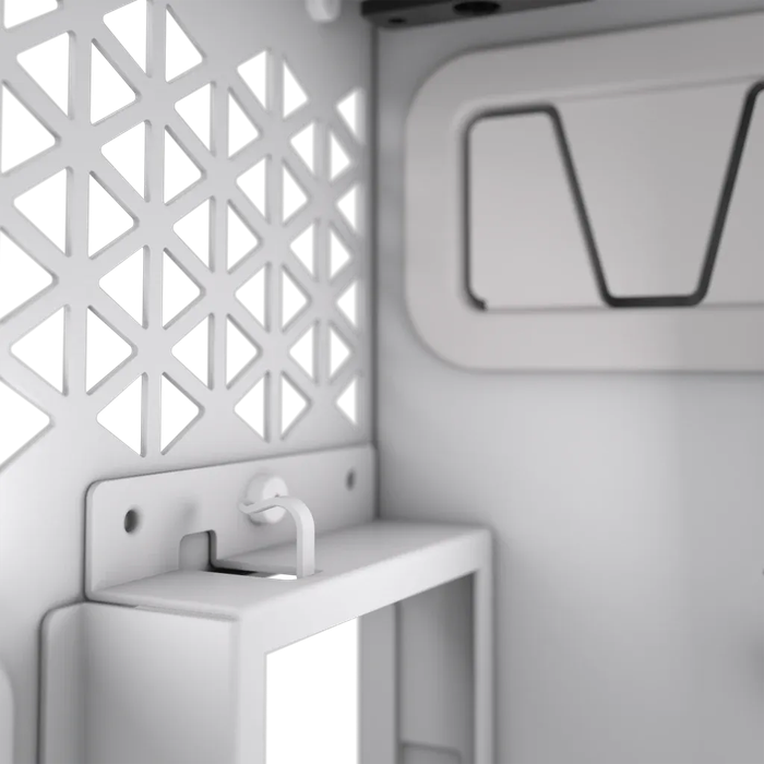 6500X RGB Mid-Tower White Dual Chamber PC Case; 2x 3.5'' |  2x 2.5'' Drive Bays; 360mm Radiator c...