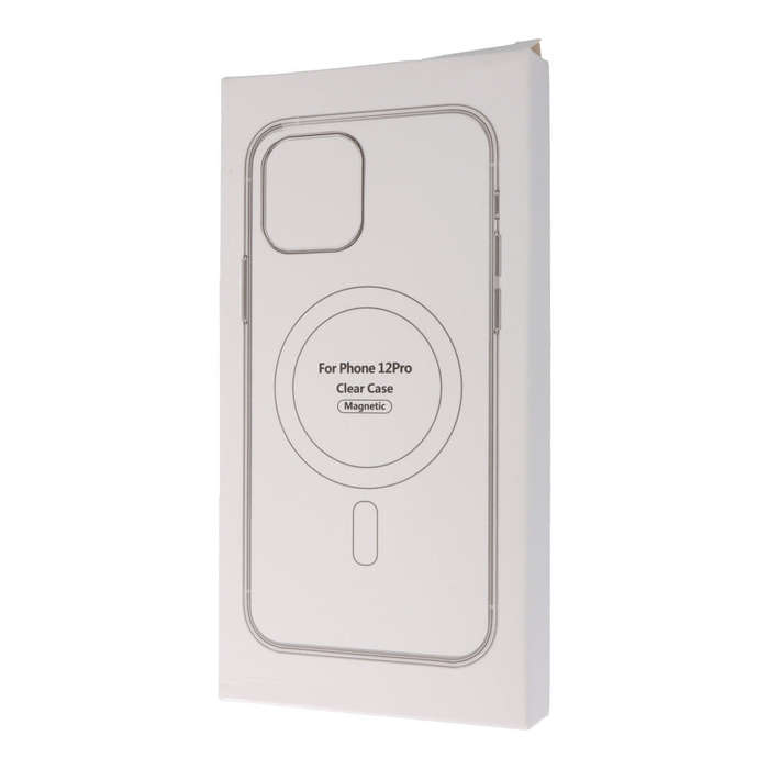 Clear MagSafe Anti-Shock TPU Case for iPhone 12/12 Pro with Box Packaging