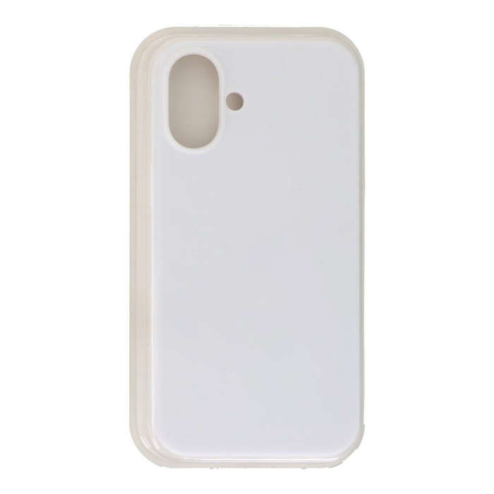 Full Pure Color Liquid Silicone Case Without Logo for iPhone 17 White