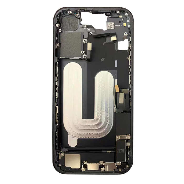 Middle Frame Assembly with Side Buttons + SIM Card Tray for iPhone 16 Plus European Version Ultra...
