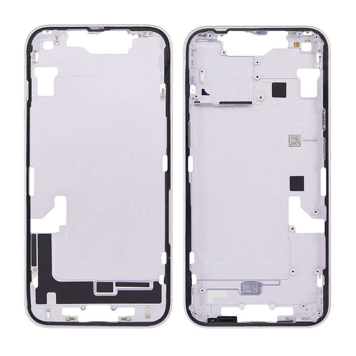 Middle Frame with Side Buttons for iPhone 14 A2649 USA Version Purple OEM