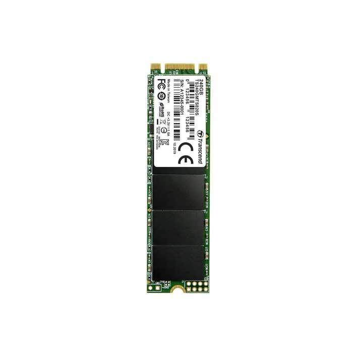 TRANSCEND 240GB MTS820 SATA3 M.2 2280 SSD - TLC - CACHELESS