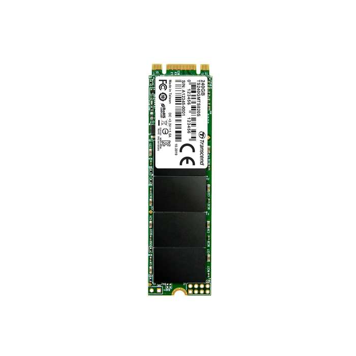 TRANSCEND 240GB MTS820 SATA3 M.2 2280 SSD - TLC - CACHELESS