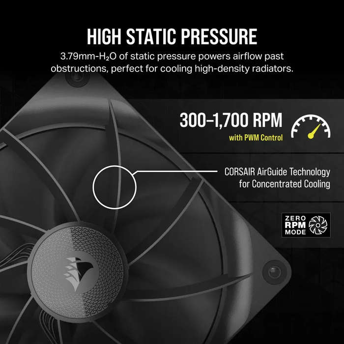 CORSAIR RX Series; iCUE LINK RX140; 140mm Fan; Single Pack