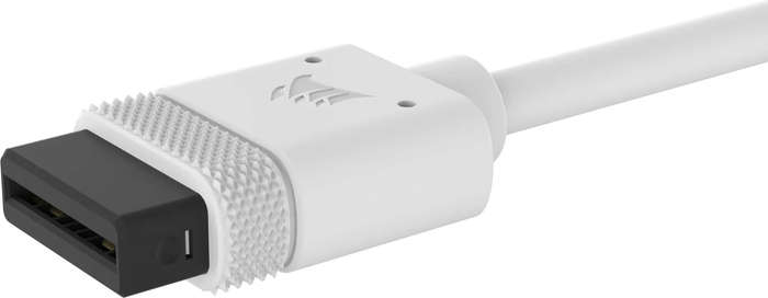 CORSAIR iCUE LINK Cable; 2x 200mm with Straight connectors; White