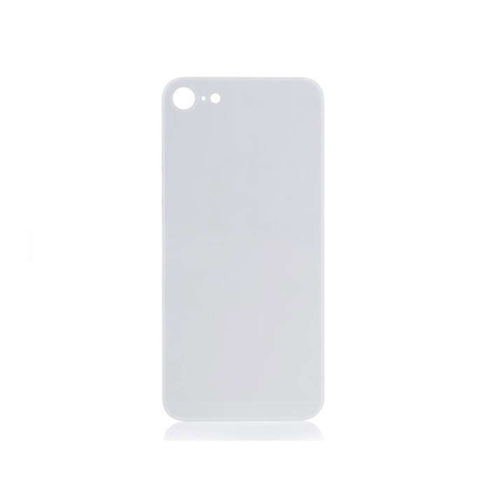 Battery Door with Adhesive for iPhone 8 European & Small Hole Version White HQ