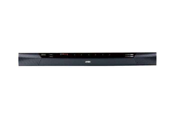 ATEN 1 Remote & 1 Local simultaneous users; 8Port Cat5 FHD IP KVM with Virtual Media & Dual Power...