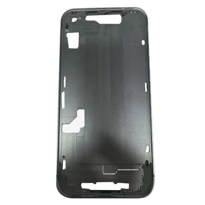 Middle Frame with Side Buttons + SIM Card Tray for iPhone 16e European Version Black OEM