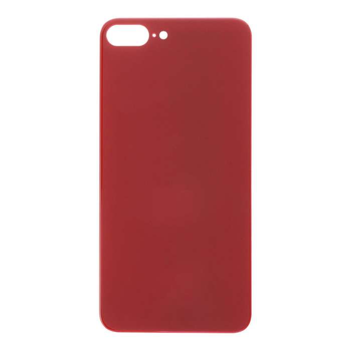 Battery Door with Adhesive for iPhone 8 Plus Large Hole Red without Logo OEM